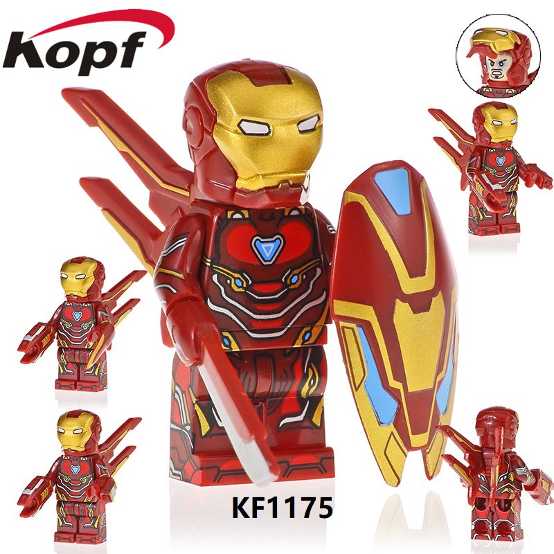 Mainan Lego KF1175 Single Sale Super Heroes Iron Man Searies Figures M39 M85 M50 Model Spider-Ham