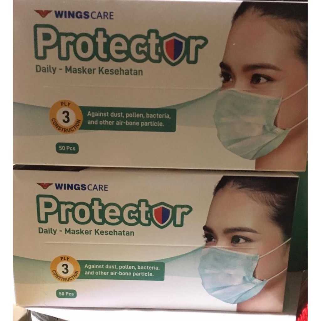 MASKER 3 LAPIS WINGSCARE PROTECTOR ORIGINAL