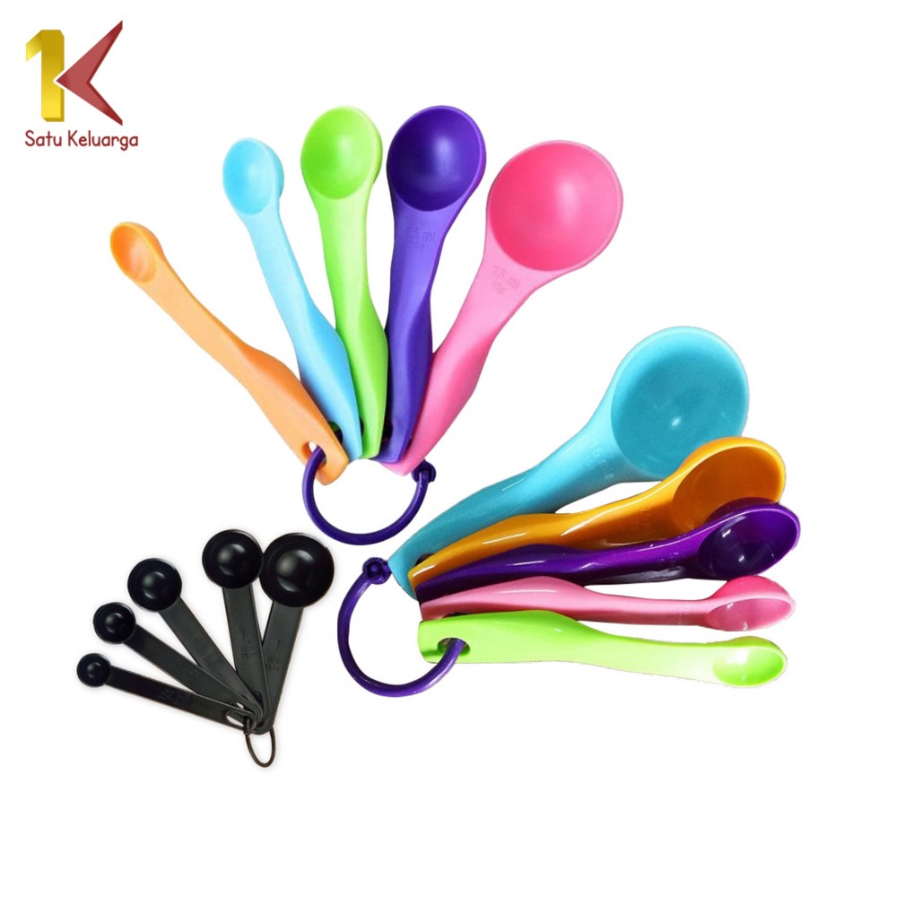 Satu Keluarga Sendok Takar Set 5IN1 C142 Measuring Spoon Sendok Ukur Bumbu Dapur Sendok Takaran MPAS