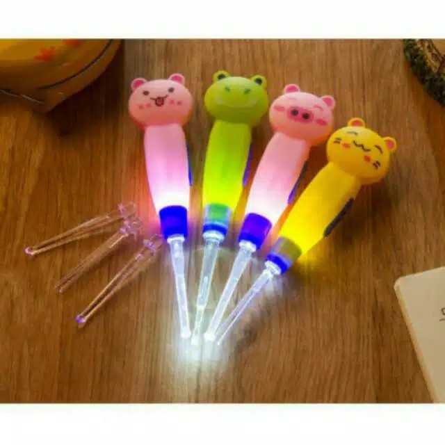 Earpick Earpick Flashlight Led Pembersih Telinga Lampu