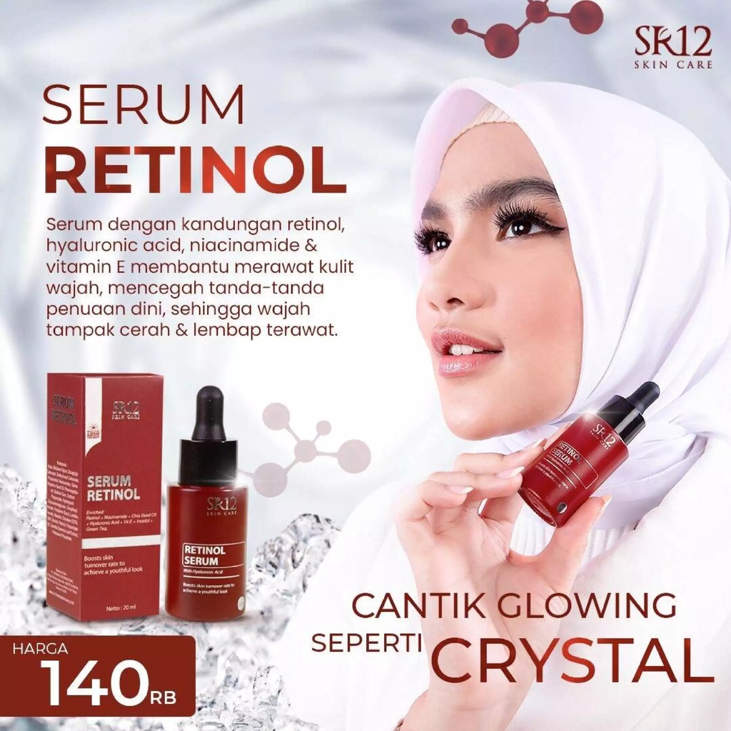 SR12 Gold Serum SR12 Serum Retinol Serum Wajah SR12 Skincare Pembersih Wajah SR12 Pelembab Wajah SR12 Pencerah Wajah SR12