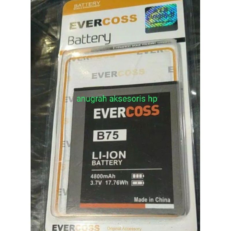 baterai Evercross B75/B75A