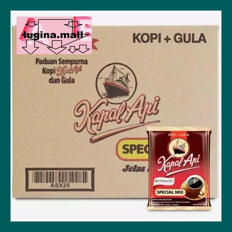 

Koptlu50G Kopi Kapal Api Spesial Mix, Kopi + Gula / Renceng Isi 10 -Termurah Lud5Sc