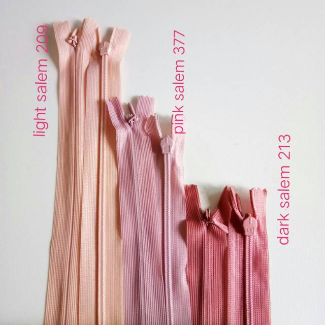 Resleting jepang salem / resleting jepang dusty / resleting jepang RH / zipper