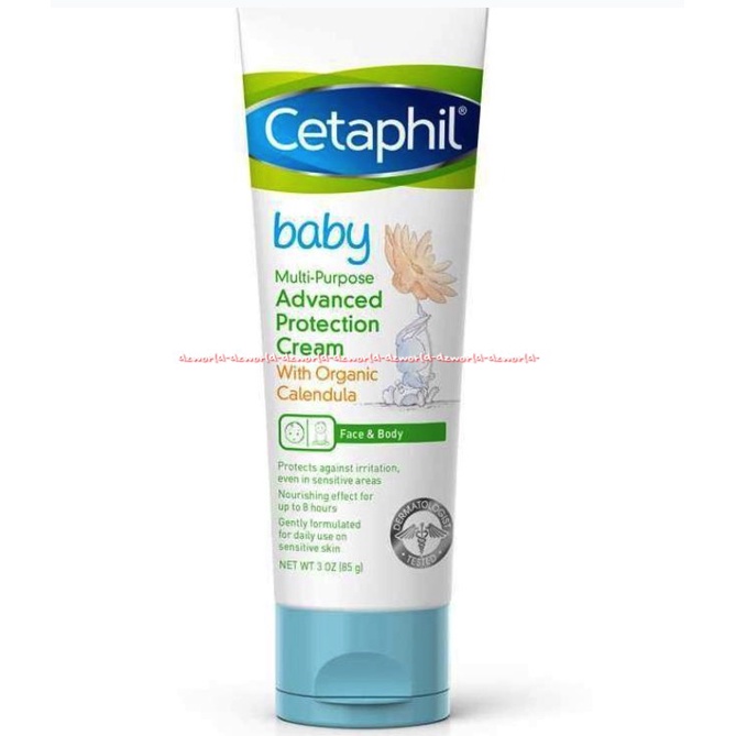 Cetaphil Baby Advanced Protection 85gr Cream With Organic Calendula Cetapil Bayi Krim Organik