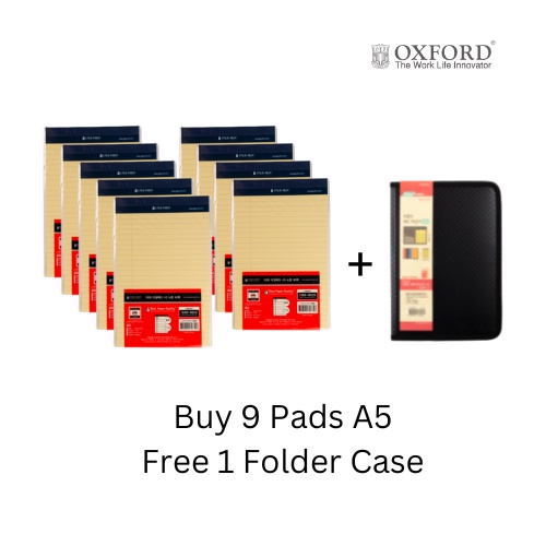

Bundle Oxford Legal Pad A5 Kuning 40 Lembar - Notepad Premium/Kertas Catatan/Buku Catatan