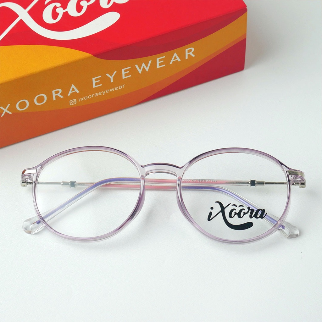 [Best Seller Paket Photocromic] Kacamata Ixoora Stella