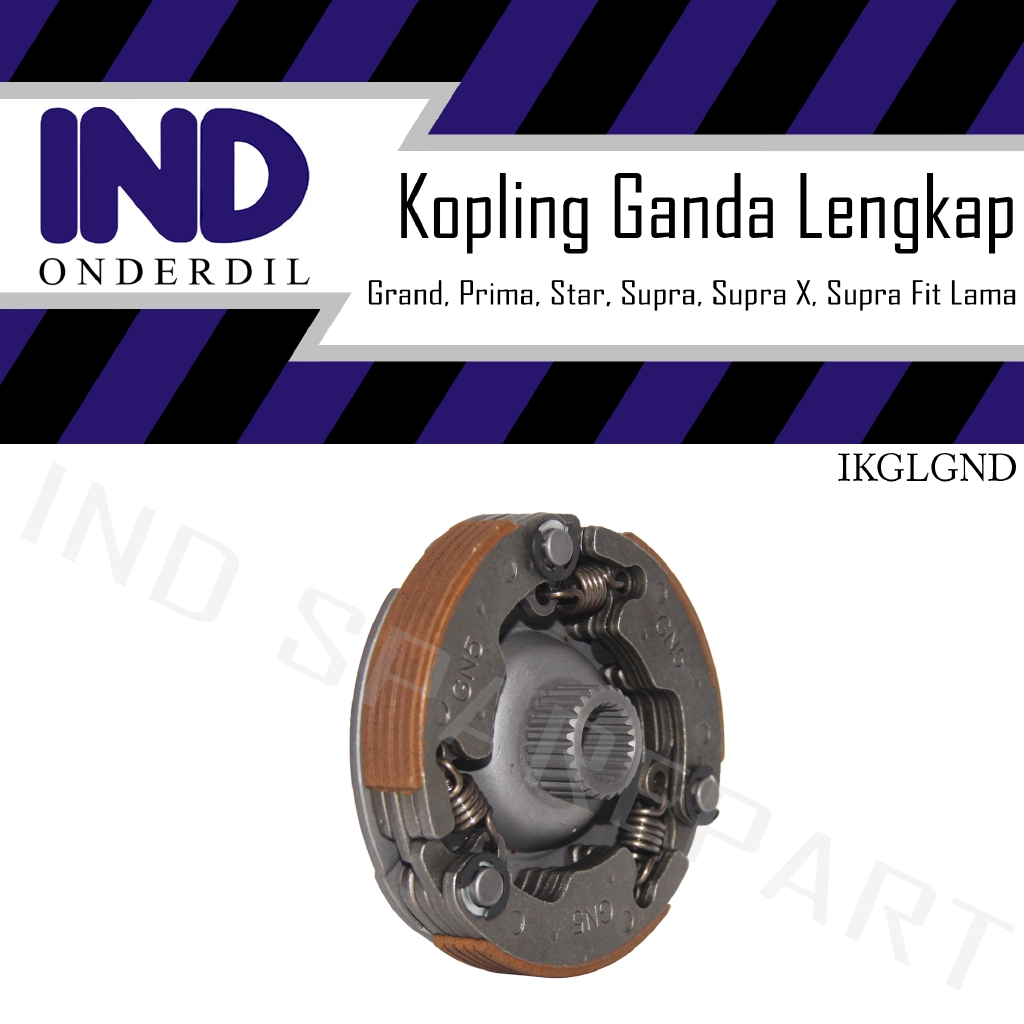 Kampas-Kanvas-Plat-Dudukan Kopling Ganda Assy Astrea Grand/Prima/Star