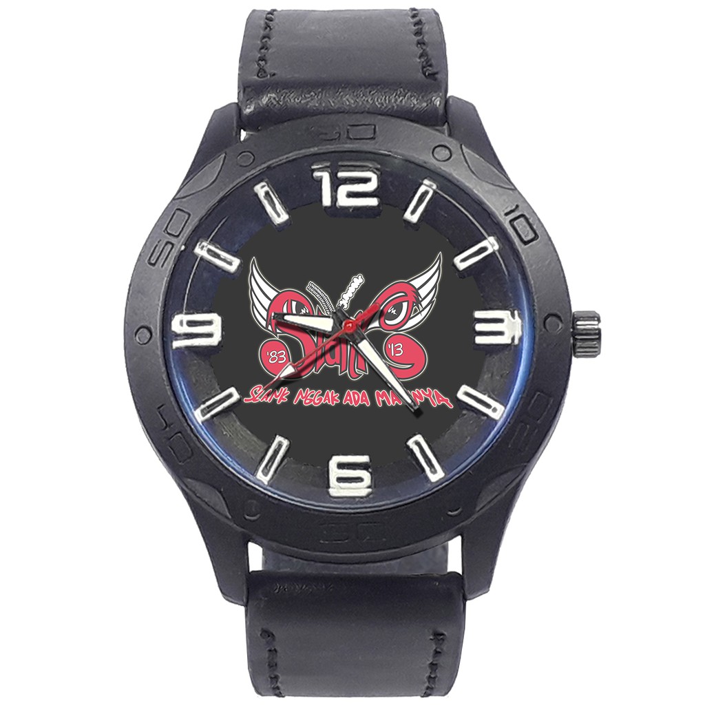 Jam Tangan SLANK GAK ADA MATINYA Kalep Hitam (Exclusive)