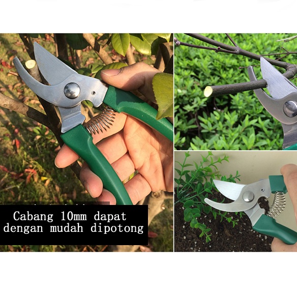 Set Gardening Alat Berkebun isi 10 Pcs Warna  Garpu Kebun Gunting Tanaman Sekop Berkebun