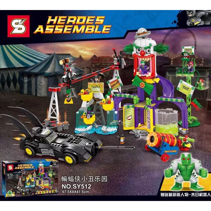 Brick Lego SY 512 Joker Land 1149Pcs