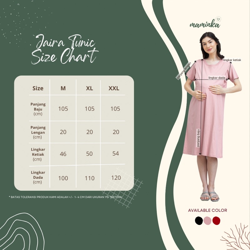 JAIRA TUNIC BUSUI FRIENDLY BY MAMINKA