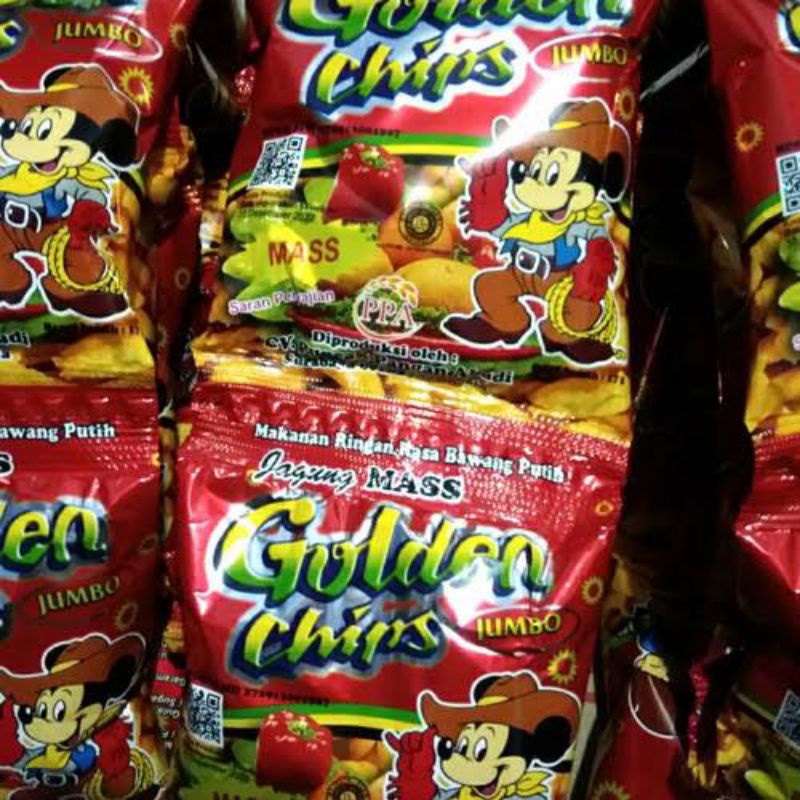 

(B3ST) 1rtg 10pcs Golden Chips Potato Chips Jajanan jadul Murah