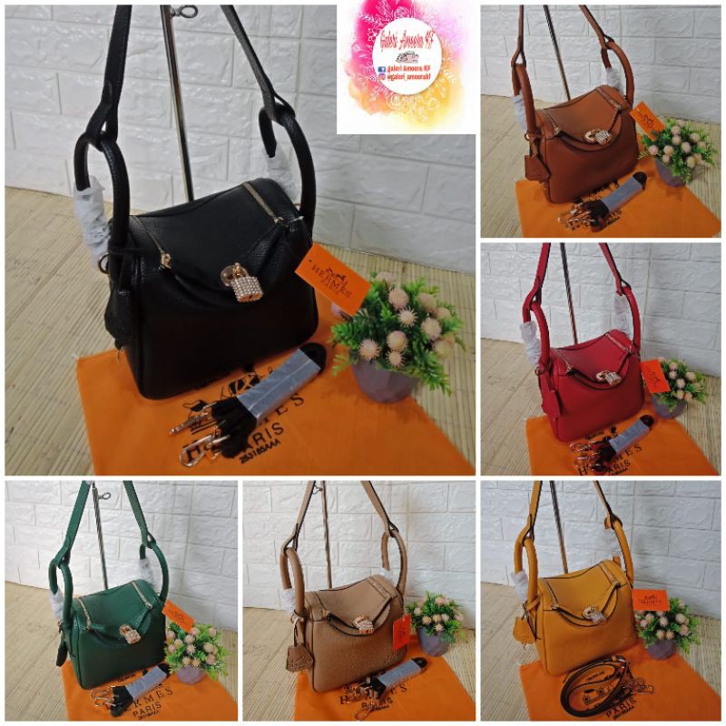 TAS LINDi MINI HM PREMIUM FREE GEMBOK DAN KUNCI AKTIF UK 