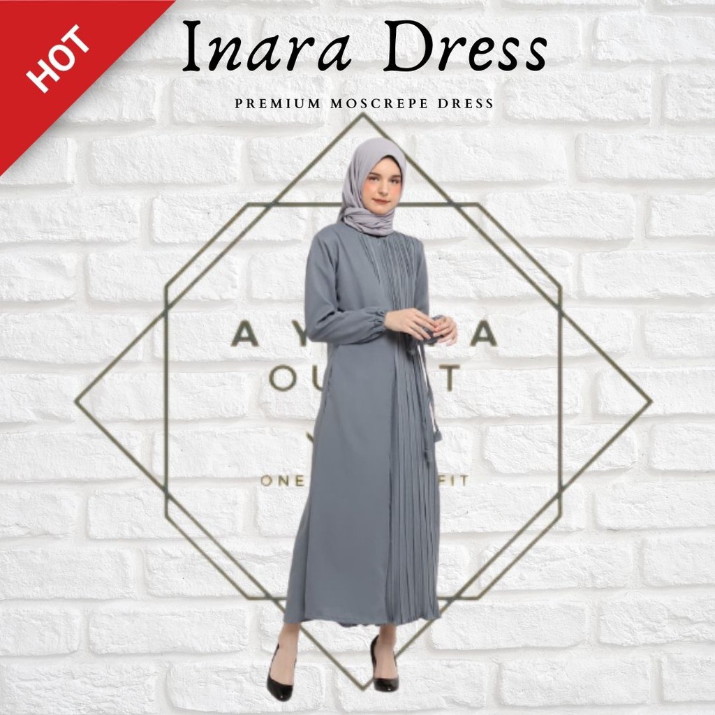 Le Najwa Fashion Muslim Wanita Gamis Premium Inara Dress