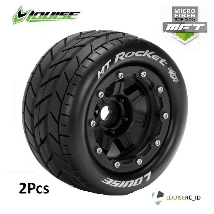 Louise MFT 1/10 MT-ROCKET TIRE 17MM Traxxas Maxx Tire Set Ban Arrma kraton mojave 4s 6s 1/10 rc car 