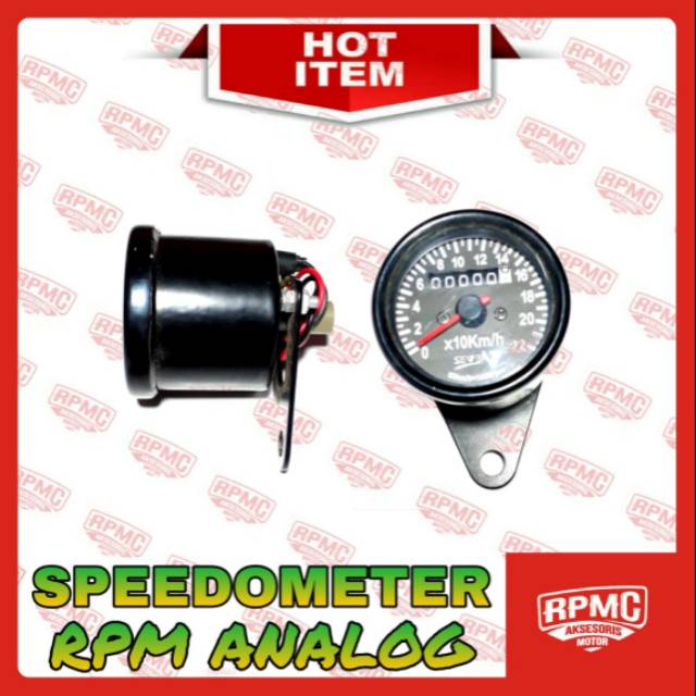 SPEEDOMETER RPM PUTARAN MESIN SPEEDO SPIDO KECEPATAN BENSIN INDIKATOR CUSTOM MODIFIKASI