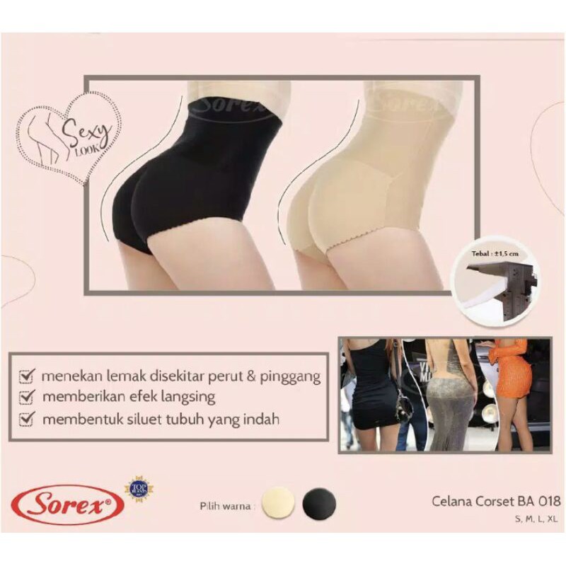 Image of Sorex BA 018 Korset celana pantat busa #4