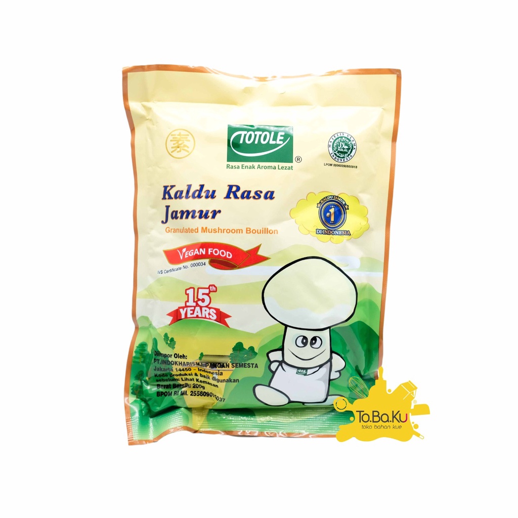 

Totole Kaldu Jamur Berat 200gr