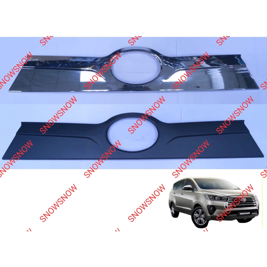 Trunk Lid Toyota Innova 2021 2022 List Bagasi Full Chrome Hitam