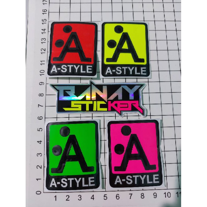 STICKER ASTYLE CUTTING STABILO