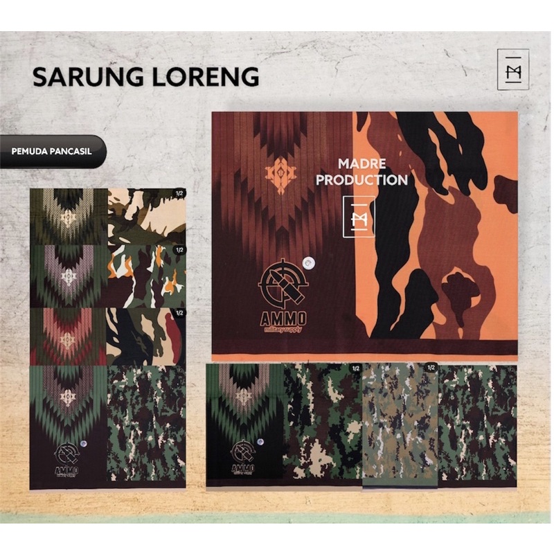 SARUNG MILITARY LORENG HARGA GROSIR DAN MURAH BISA COD DAN