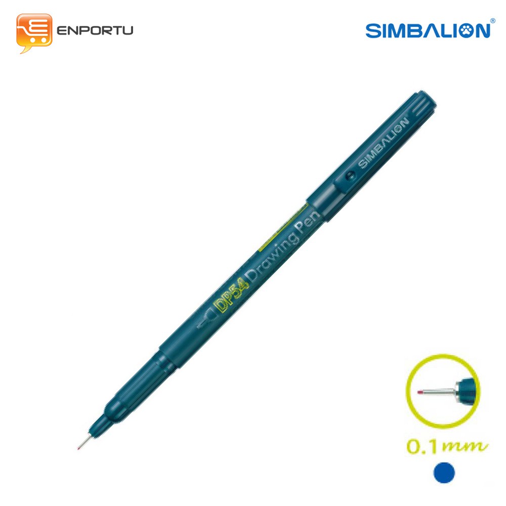

Drawing Pen Simbalion Biru Satuan/ Spidol Gambar 0.5-0.8