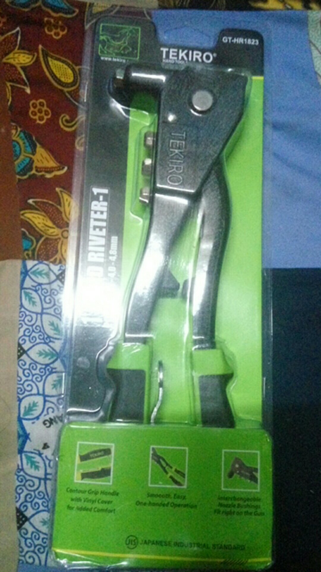 Stang Rivet Tekiro Hand Riveter Ukuran 2-10 Original Termurah Setang Ripet