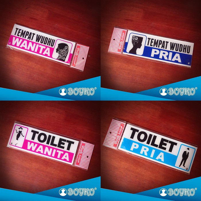 

Acrylic Sign BOYKO / Tempat Ibadah /Mix 6cps