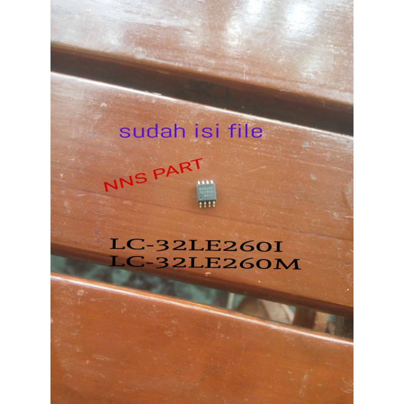 IC EEPROM - EPROM SPI FLASH TV LED SHARP LC32LE260I - LC32LE260M