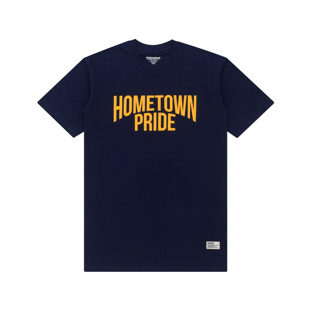 Ready Stock - Screamous T-Shirt HOMETOWN PRIDE DEEP YELLOW BLACK