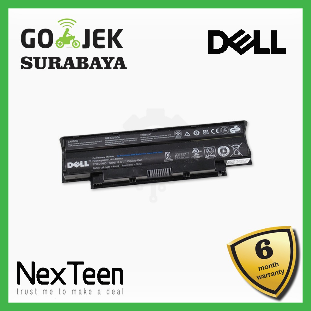 Baterai ORIGINAL Dell Inspiron 13R 14R 15R 17R N4050 N4010 N4110 N7010 M501 Vostro 1440 1450 1540 15