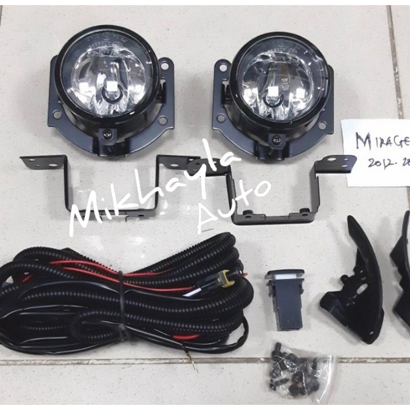 FOGLAMP LAMPU KABUT MITSUBISHI MIRAGE 2012-2014