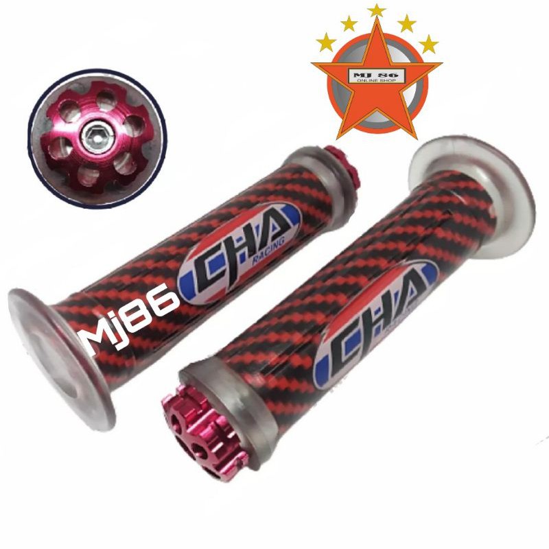 New Handgrip Karbon Jalu CHA Thailand Universal Nmax Vario Mio Beat Scopy R15 Vixion Ninja Cbr