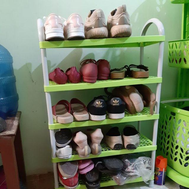 Mitra Loka Maspion Rak Sepatu Susun Plastik Susun 5 Fullcolour