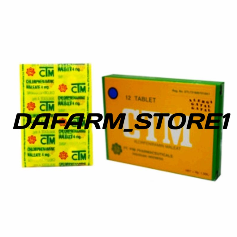 CTM 1 box / Obat Alergi / Gatal-gatal