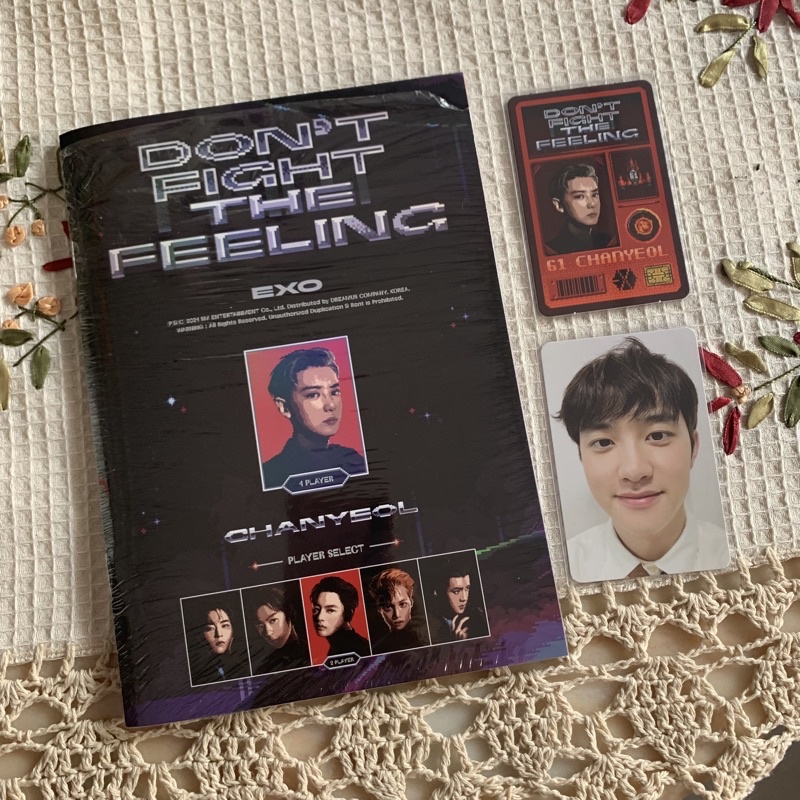 Exo - dont fight the feeling DFFT expansion ver chanyeol cover kyungsoo photocard do