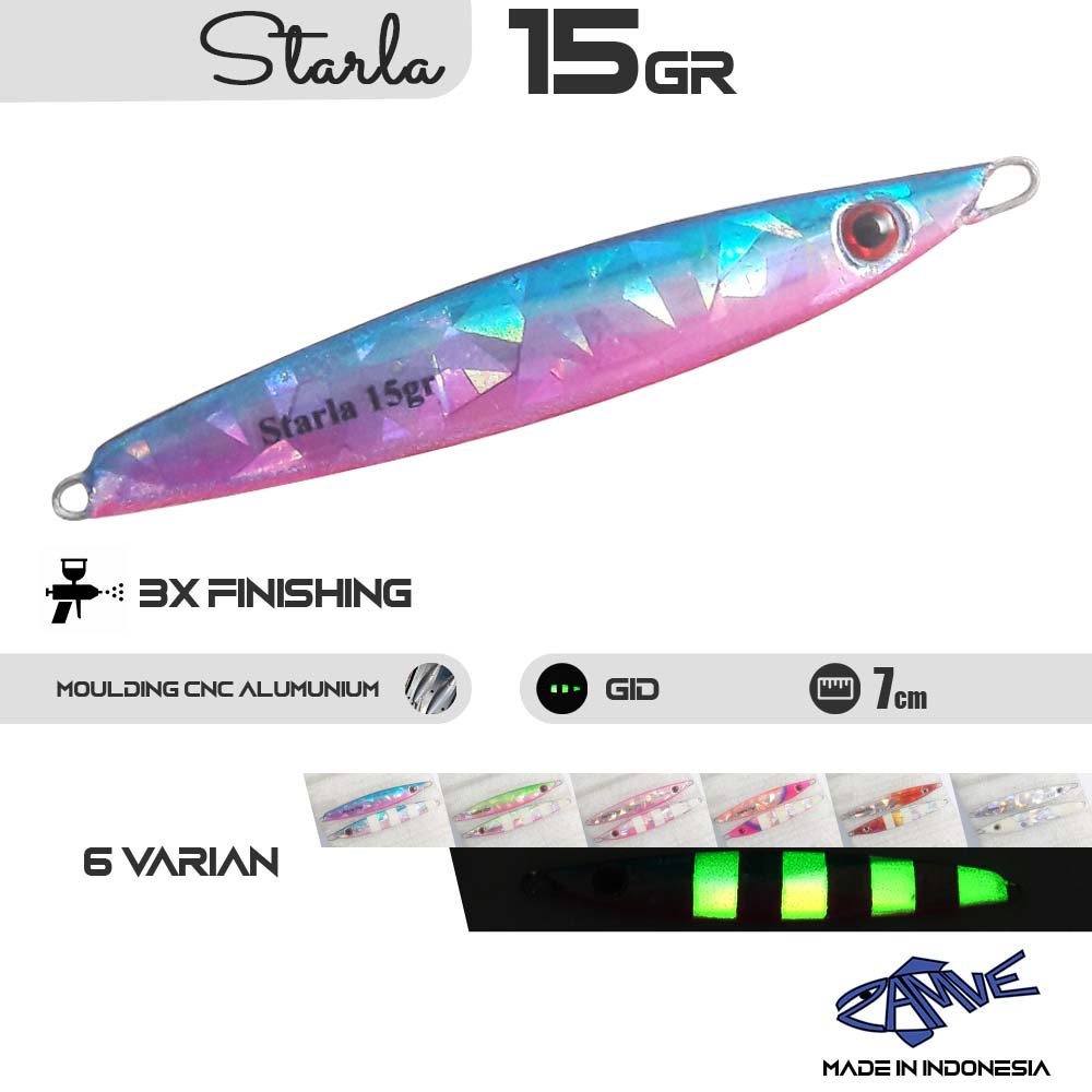 Metal Jig Zamve Starla 15Gr Metal Jig 15Gr Metal Jig 15Gram