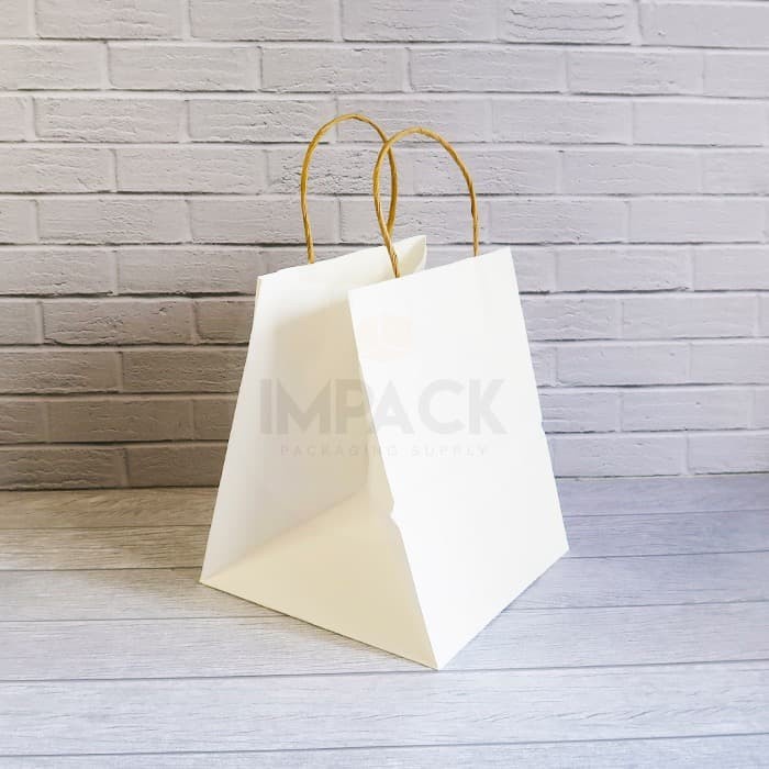 

NEW paper bag polos serbaguna dengan tali (20x20x24)