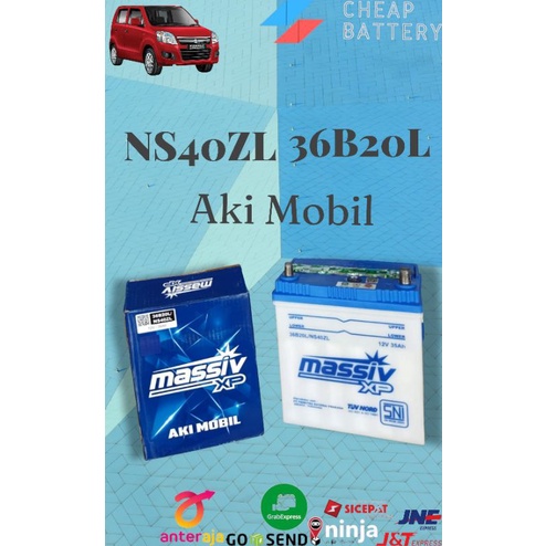 aki mobil karimu ns40zl 36b20l massiv xp 12v35ah 12v 35ah basah