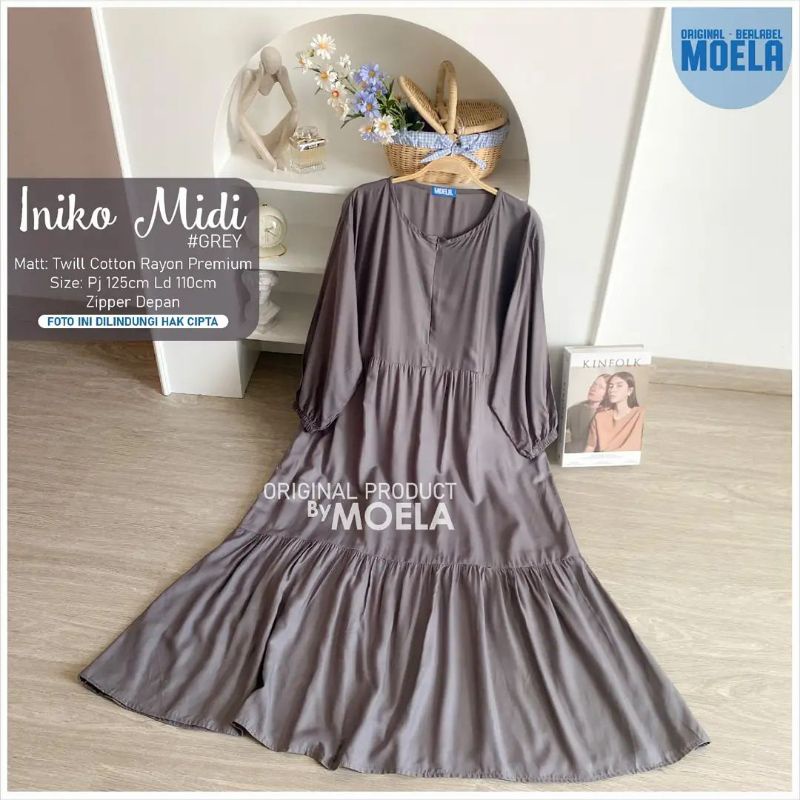 (COD) INIKO MINI DRESS BAJU KONDANGAN GAUN PESTA MIDI DRESs