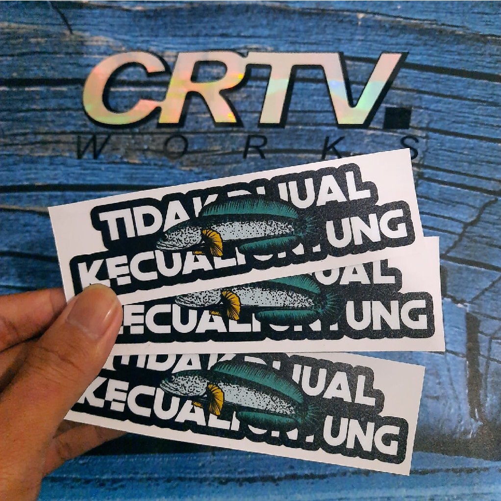 Stiker Ikan Channa Stewarti Terlaris - Crtv