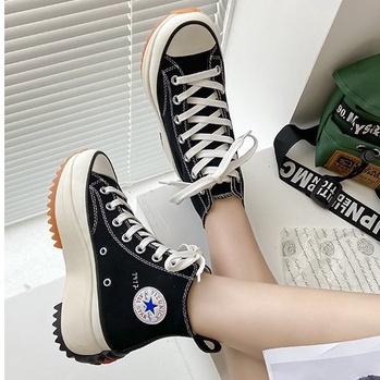 SW75 Sepatu Sneakers Tali Wanita Import Korea - Sepatu Import Sneakers Wanita