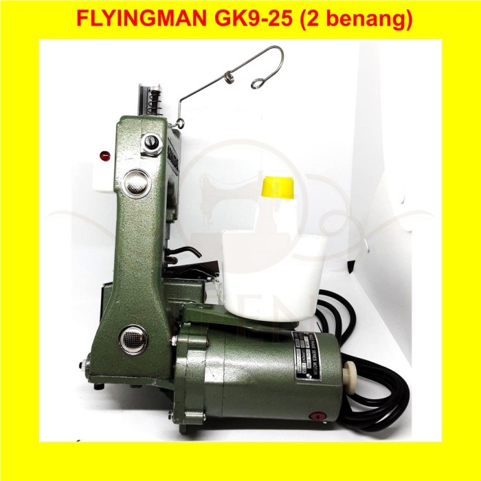 Mesin Jahit Karung Flyingman GK GK9-2 1 benang Portable Bag Closer LEEN