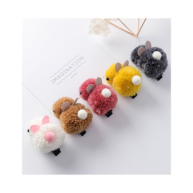 LRC Jepit Rambut Fashion Rabbit Shape Decorated Hair Clip F05145