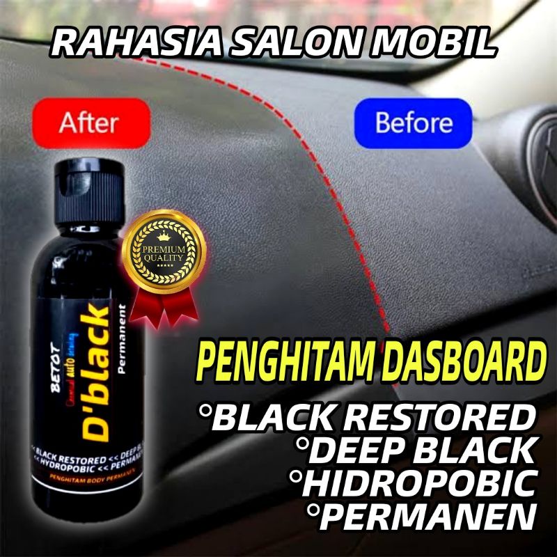 Penghitam body permanen mobil motor / Black to Black/Penghilang body kusam betot