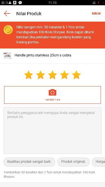 Handle Pintu Stainless 25cm S Cobra