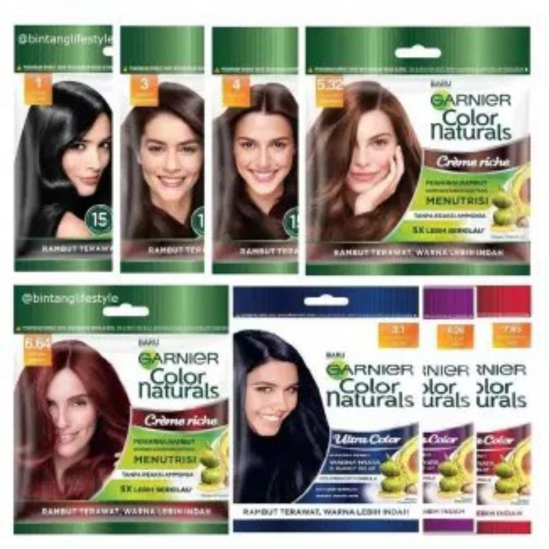 Garnier pewarna rambut  sachet