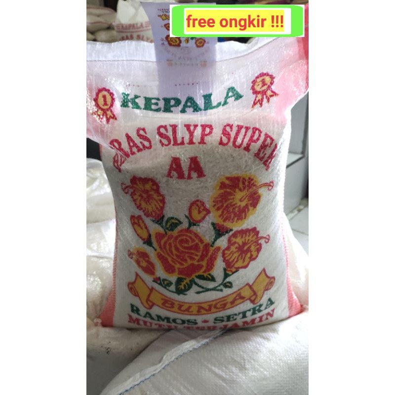 

Beras bunga 10kg KARGO