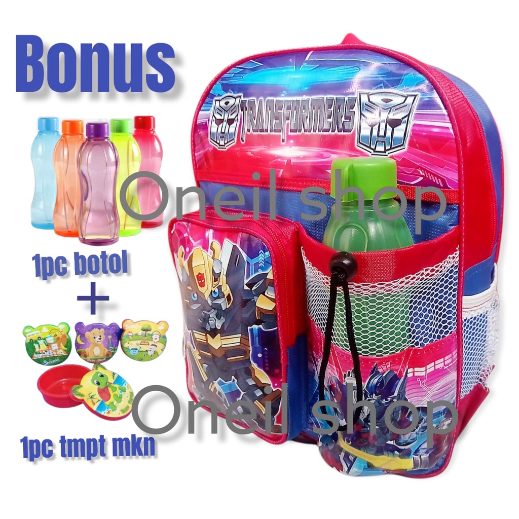 BISA COD / BAYAR DITEMPAT/ TAS RANSEL/Tas Anak Paud TK Tas Karakter Anak Laki-laki Tas Sekolah Anak Usia Dini